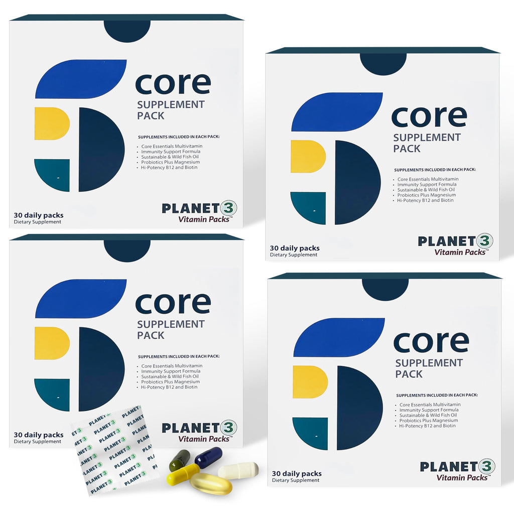 Planet 3 Vitamin Packs Daily Multivitamin for Men & Women - 120 Packs