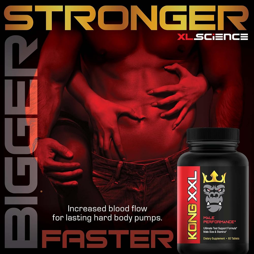 XL Science Kong XXL Male Performance Supplement - 60 Tablets - image 4