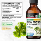 BIO KRAUTER Sea Moss Seaweed Supplement Drops - 4 Fl Oz - image 3