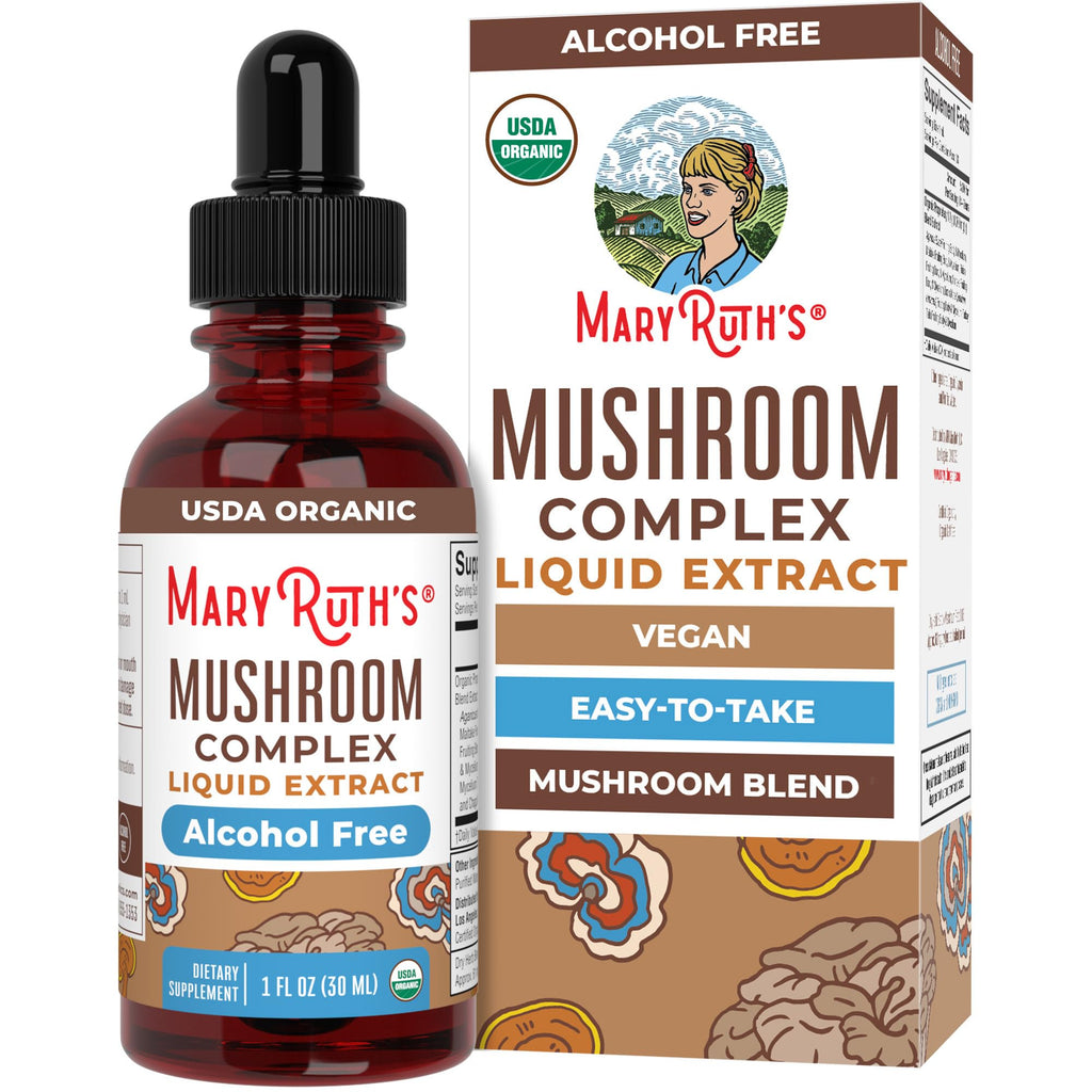 MARYRUTH'S Organic Mushroom Complex Liquid Drops - 30 Servings