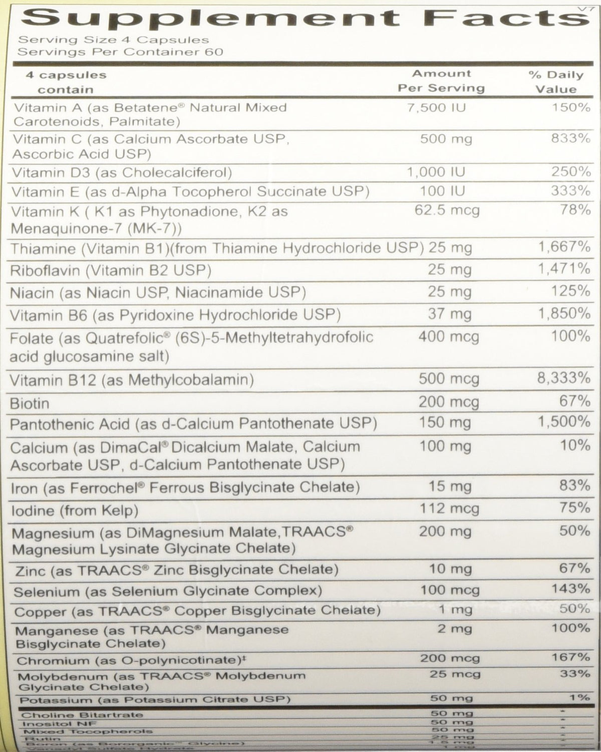Ortho Molecular Products Alpha Base with Iron - 240 Capsules - image 6