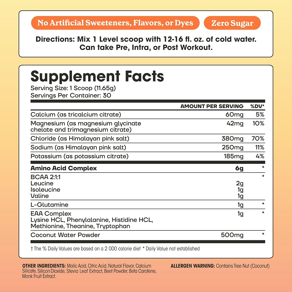 Fit & Lean Amino Hydration Plus Energy