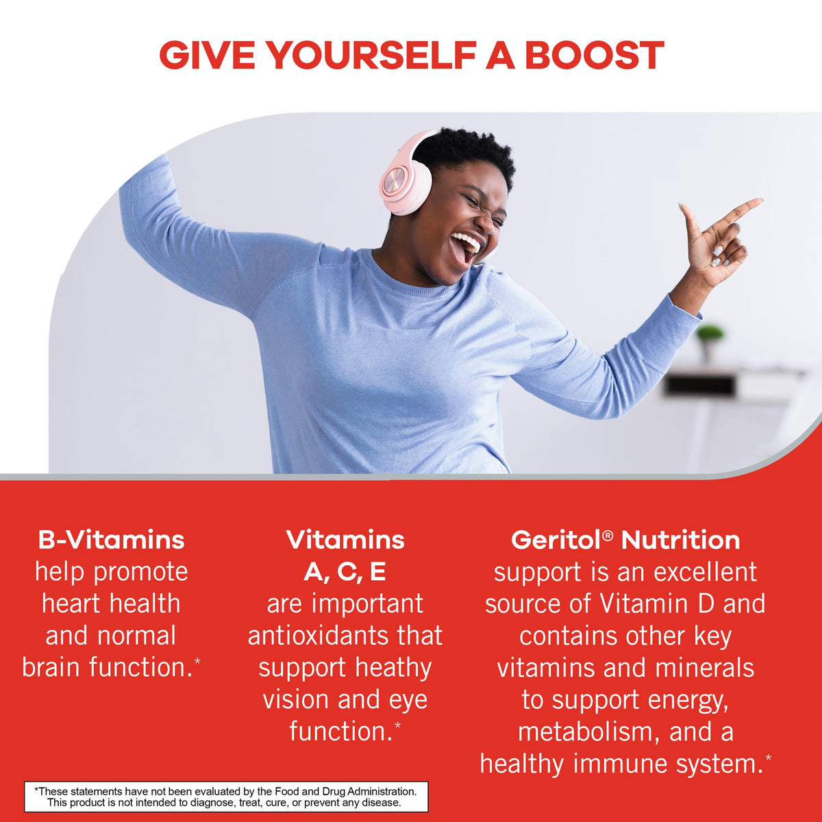 Geritol Multivitamin Supplement 27 Essential Vitamins & Minerals - 40 Tablets - image 3