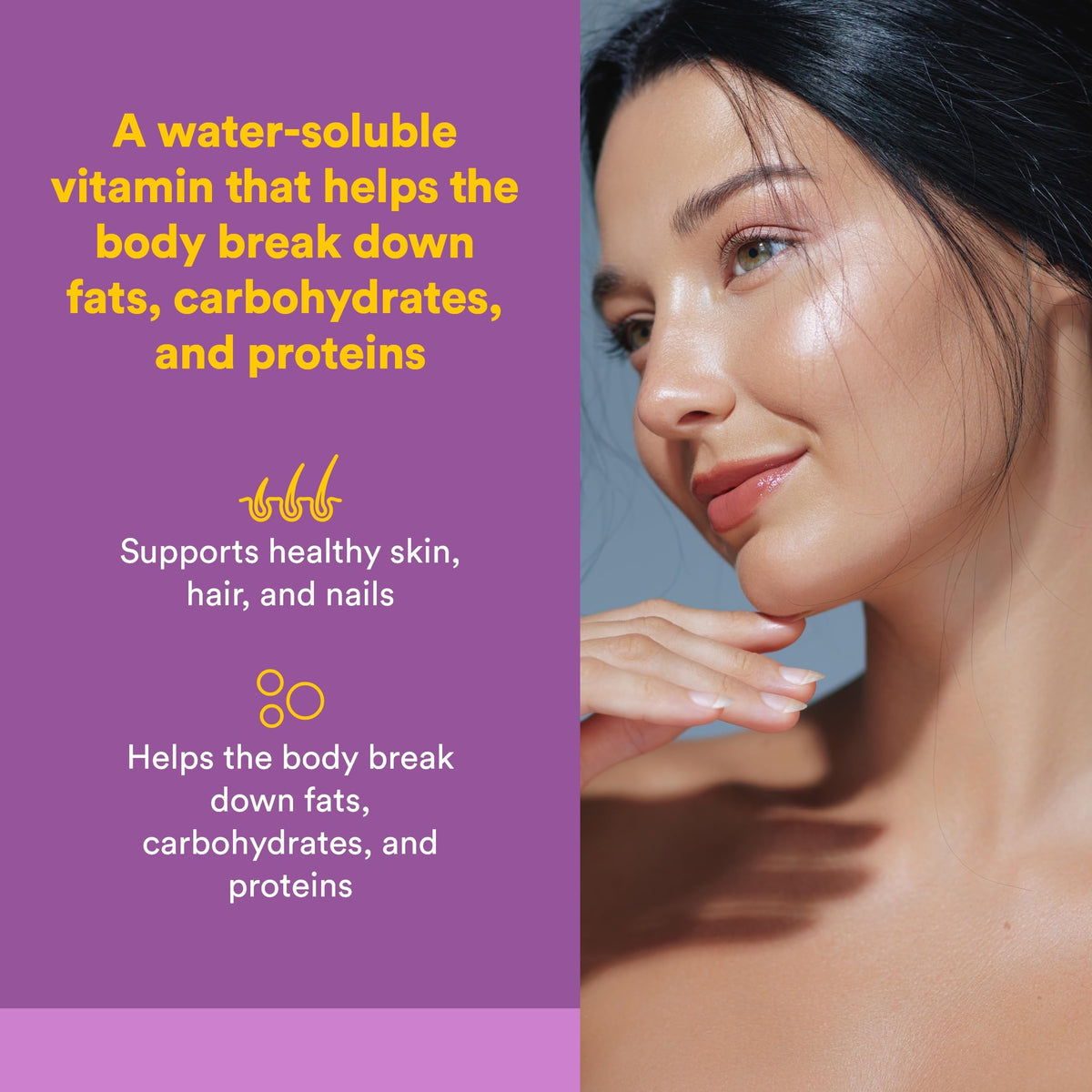 Natural Factors Extra Strength Biotin 10,000 mcg - 60 Vegetarian Capsules - image 2
