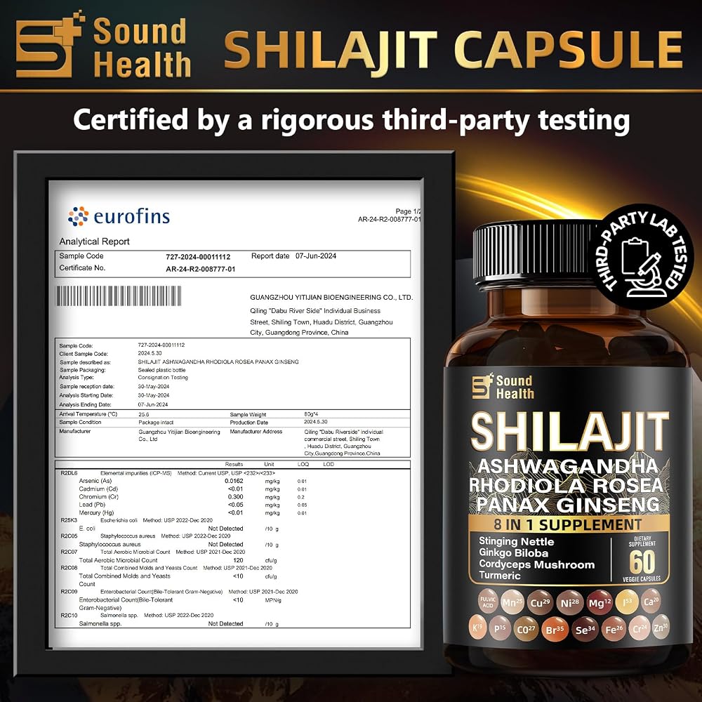 SoundHealth Irish Sea Moss & Shilajit Bundle - 120 Capsules - image 4