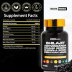 Holistic Hercules Rhino Horn Shilajit Blend Vitality Boost - 30 Capsules - image 2