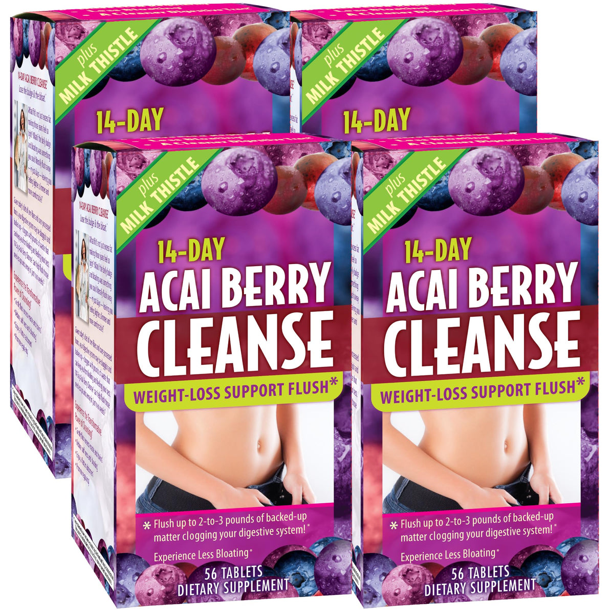 Applied Nutrition Acai Berry Cleanse Digestive Reset - 224 Tablets