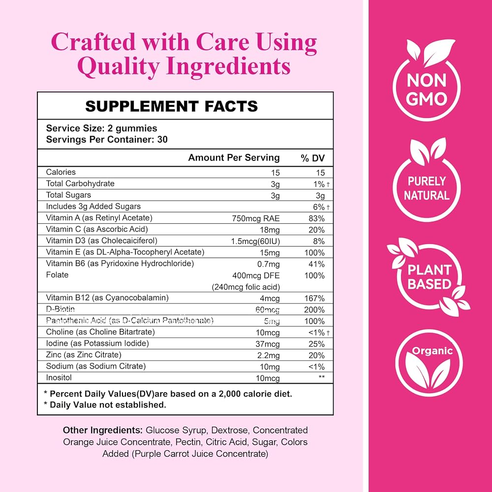 Aromlife Inositol Gummies for Women with Folate & B Vitamins - 60 Count - image 10