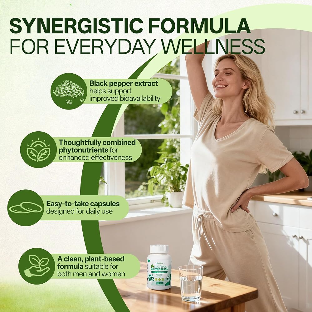 inGreens Liposomal Sulforaphane Supplement from Broccoli Extract