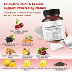 PeakPury Tart Cherry 1470mg Complex with Elderberry & Turmeric - 150 Capsules - image 3