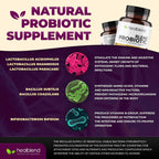 healblend Probiotic Caps Digestive Health & Immune Support - image 7
