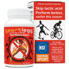 SPORTLEGS Lactate Fuel Pre-Workout Training Aid - 120 Capsules