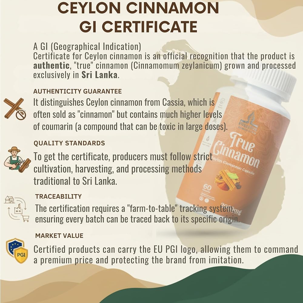 PRESERVE Pure Ceylon Cinnamon Capsules 2000mg - 60 Capsules - image 3