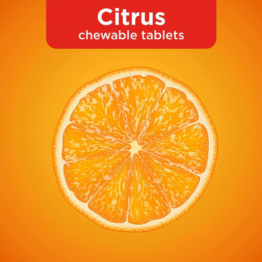 Amazon Basic Care Immune Support Chewable Tablets Citrus - 116 Count - image 7