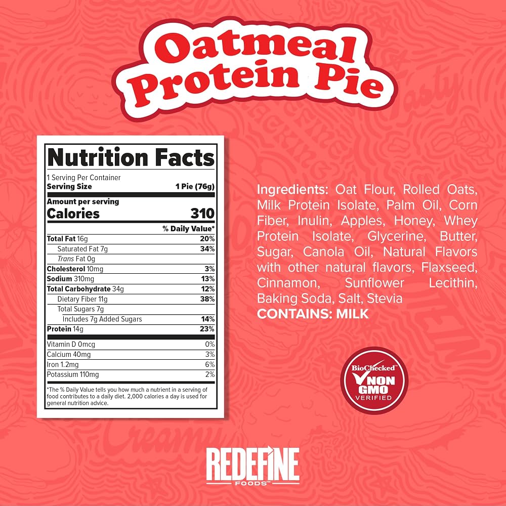 Redefine Foods Oatmeal Protein Pie