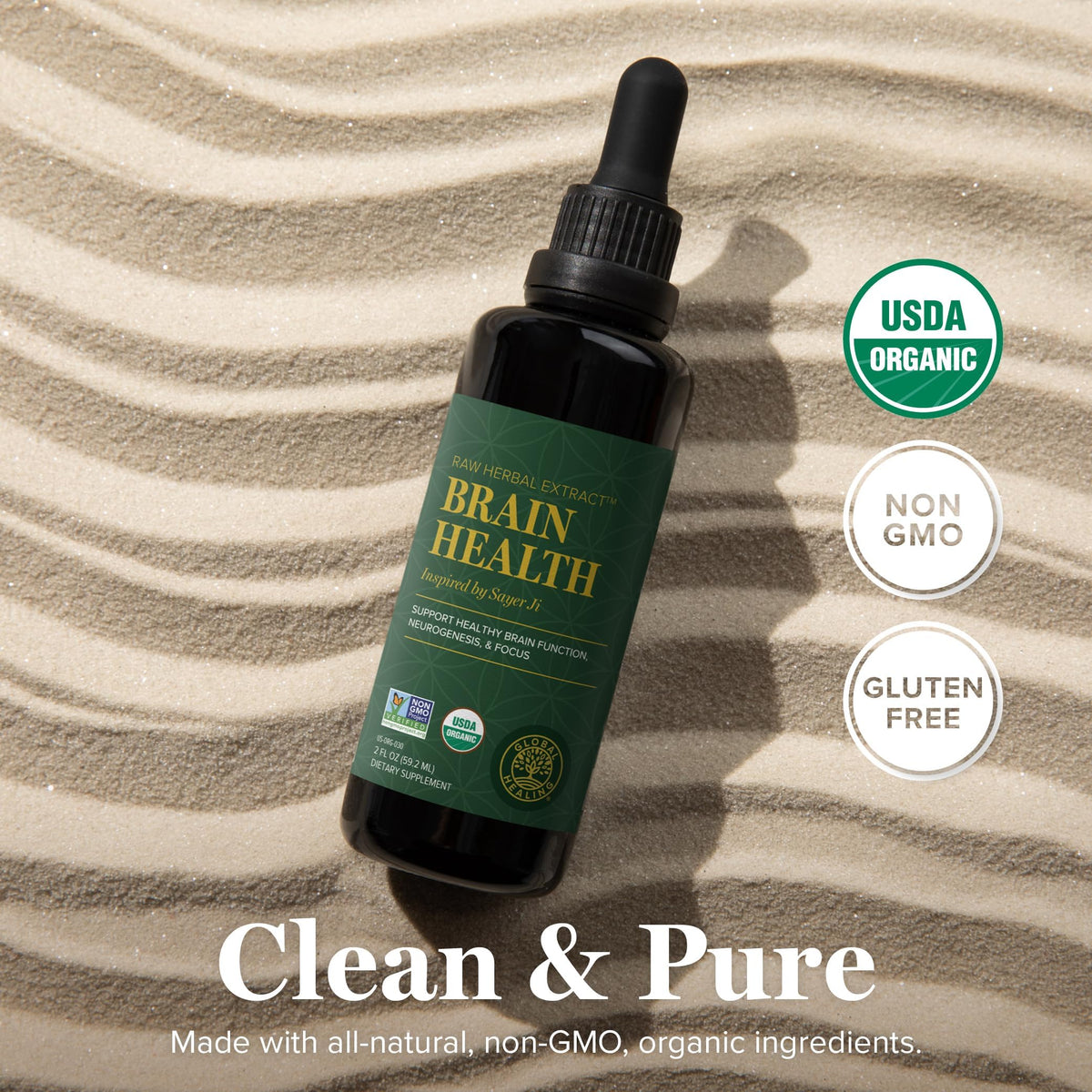 Global Healing Center Brain Health Supplement - 2 Fl Oz - image 4
