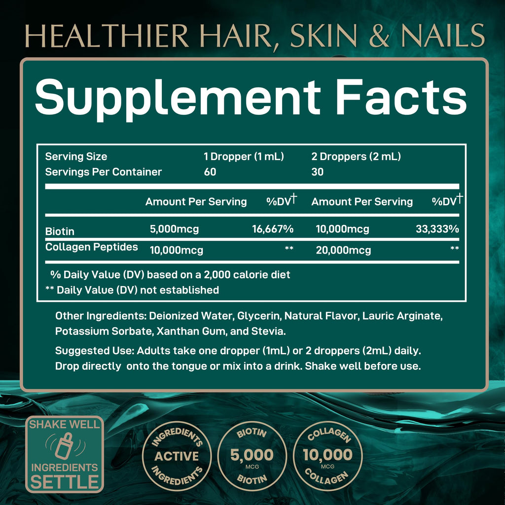 WILD FUEL Liquid Collagen Peptides with Biotin Parent