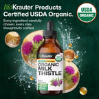 BIO KRAUTER Milk Thistle Extract for Liver Support - 4 Fl Oz - image 3