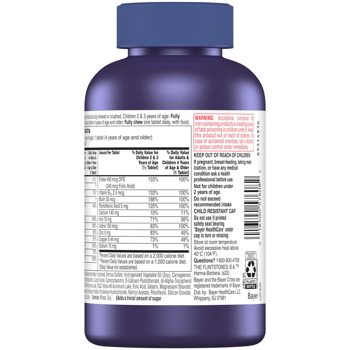 Flintstones Complete Chewable Kids Multivitamin - 180 Tablets - image 9