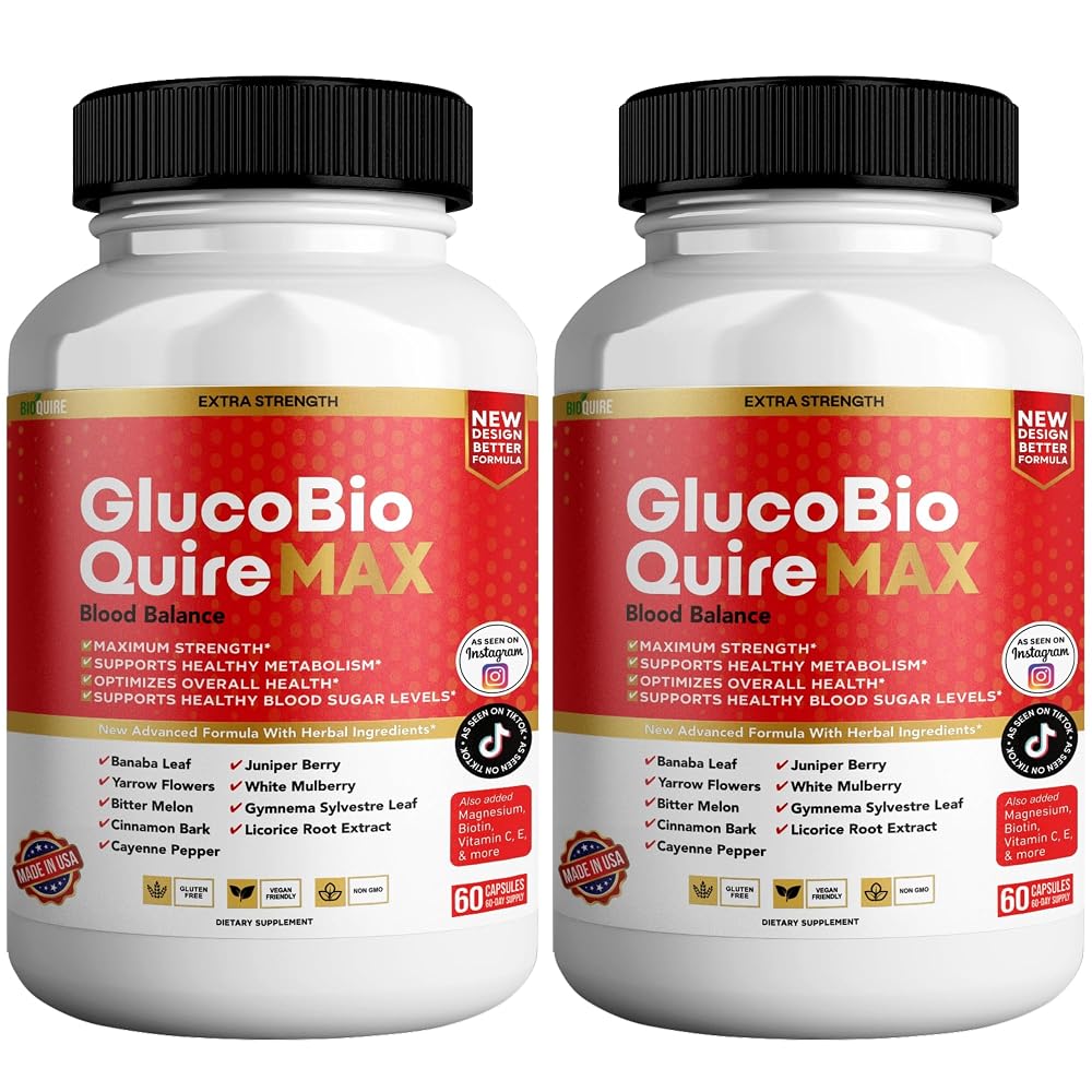 BIOQUIRE Gluco Bio Quire Max Blood Balance Ultra Dietary Supplement