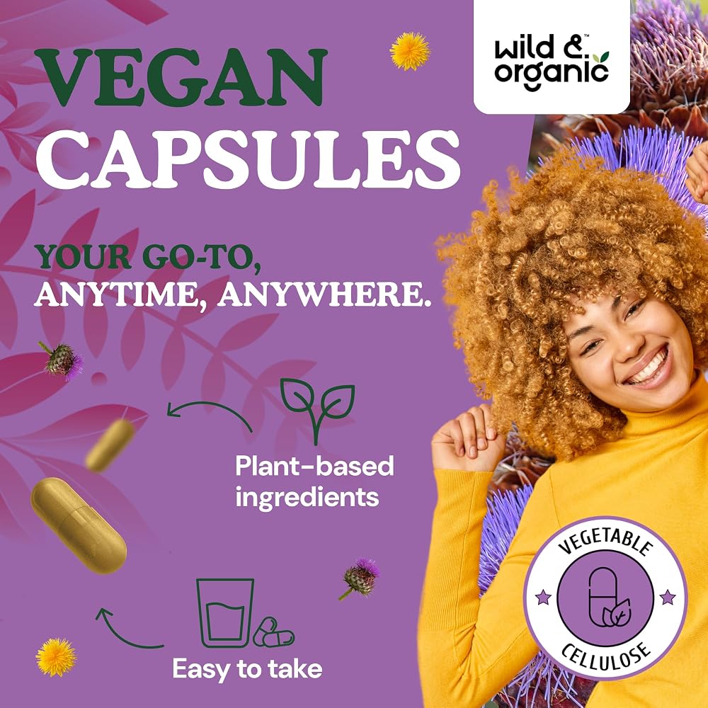 Wild & Organic Liver Detox Capsules - Liver Cleanse Support