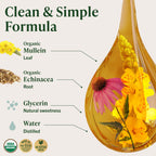 HERBAMAMA USDA Organic Mullein Drops for Lungs - 4 oz - image 5