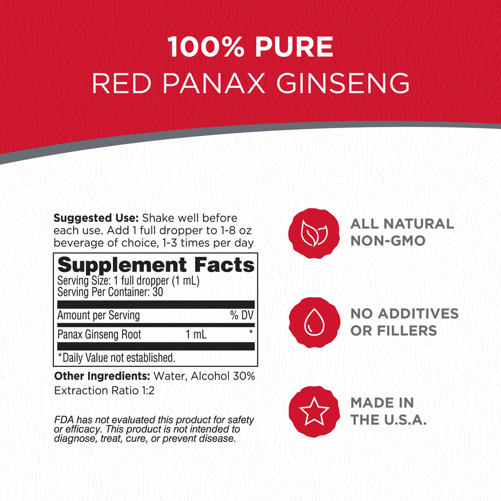 Dairyland Red Ginseng Extract for Immune Support - 2 FL oz - image 2