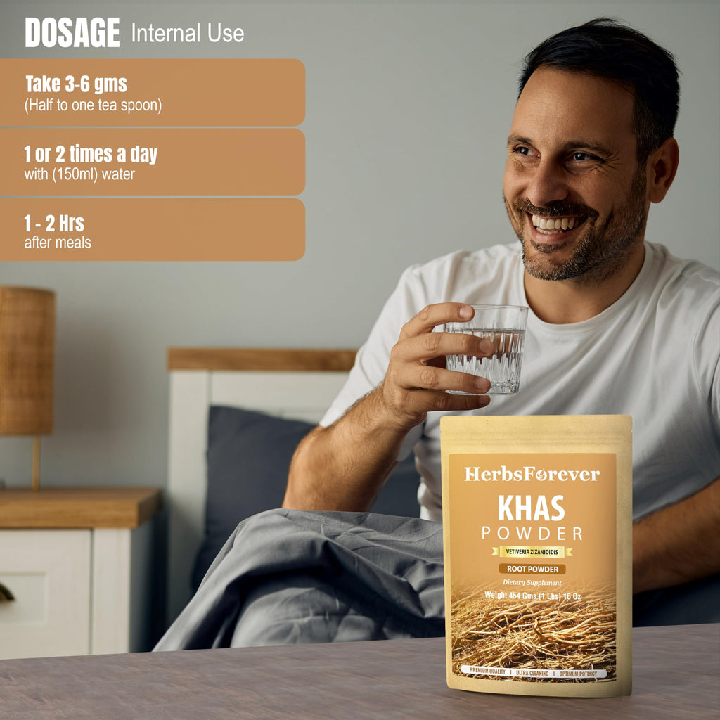 Herbsforever Khas Powder Dietary Fiber - 454g - image 5