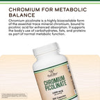 Double Wood Supplements Chromium Picolinate 1000mcg - 300 Capsules - image 7