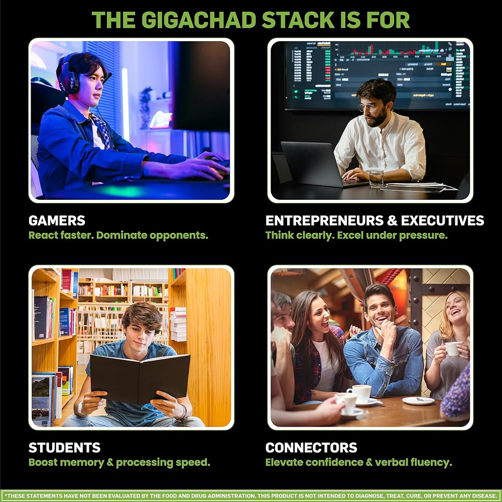 Off Meta Nootropics GigaChad Stack Brain Supplement - 120 Capsules - image 8