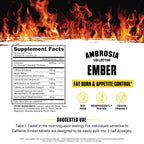 Ambrosia Ember Thermogenic Fat Burner Appetite Support - 30 Tablets - image 4
