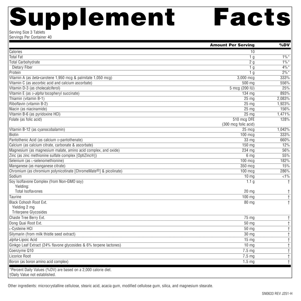Source Naturals Menopause Multiple - 120 Tablets - image 2