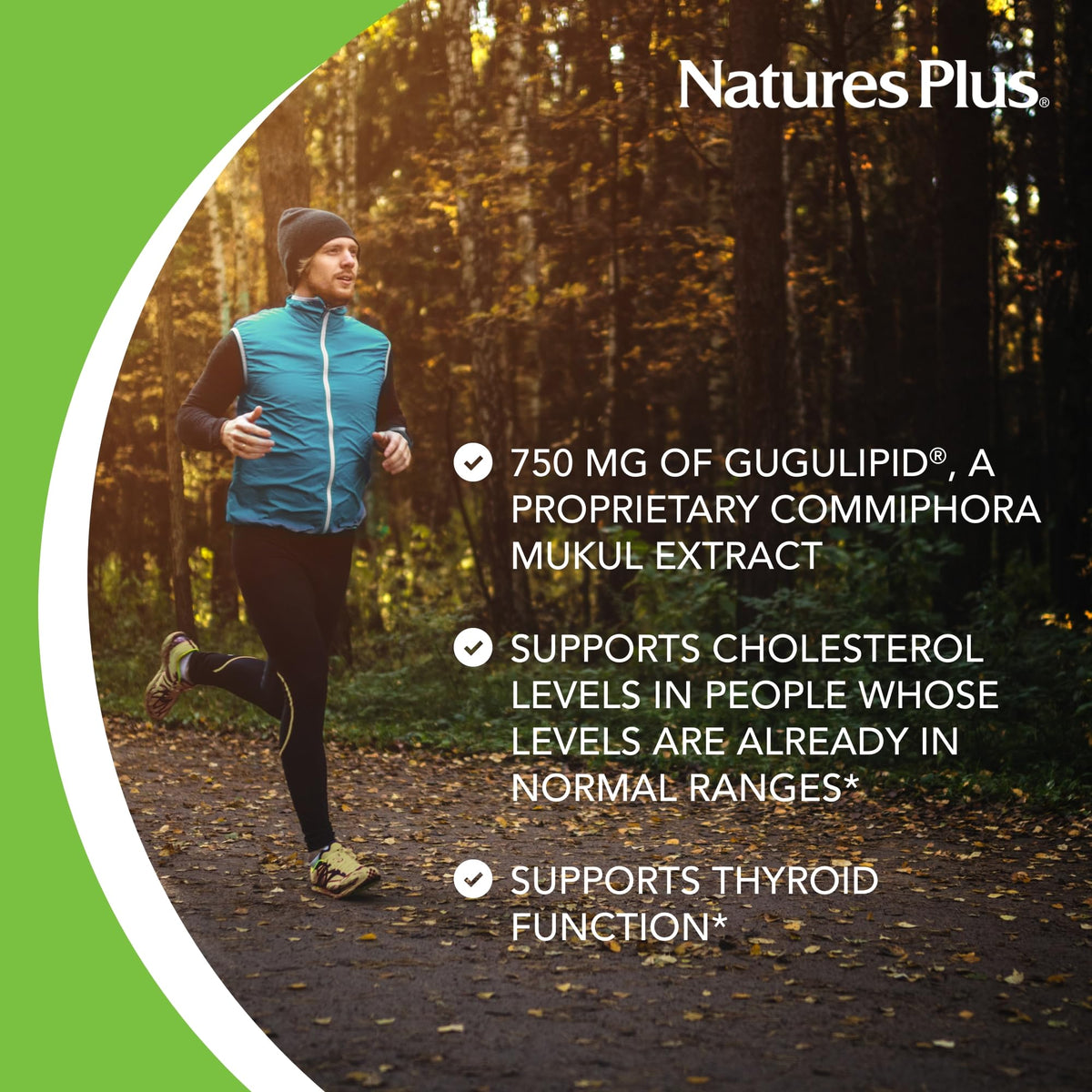 NaturesPlus Herbal Actives Gugulipid - 30 Extended-Release Tablets - image 3