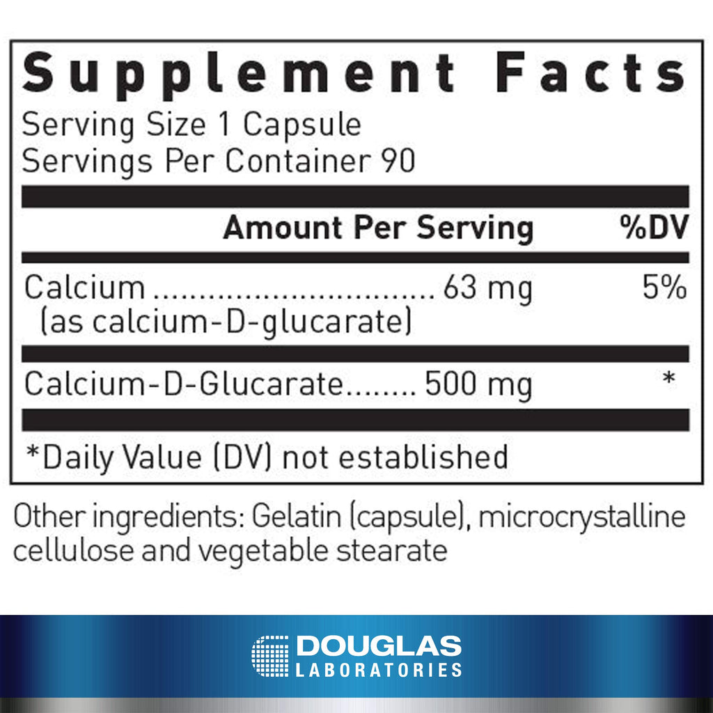 Douglas Laboratories Calcium-D-Glucarate - 90 Capsules - image 2