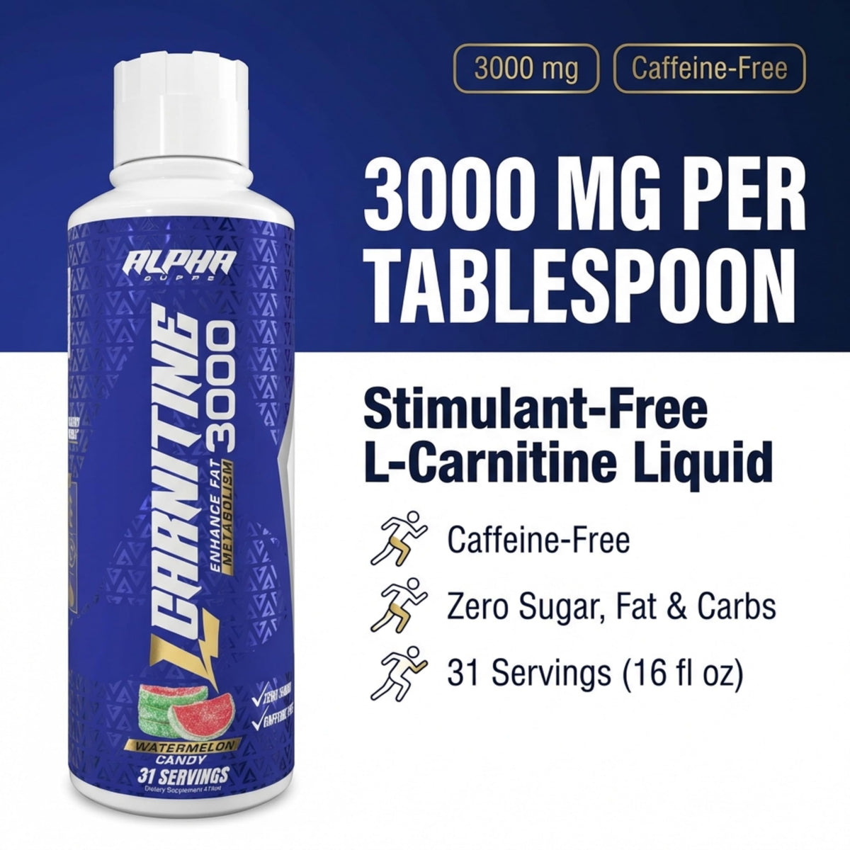 Alpha Supps - L-Carnitine 3000 mg Liquid