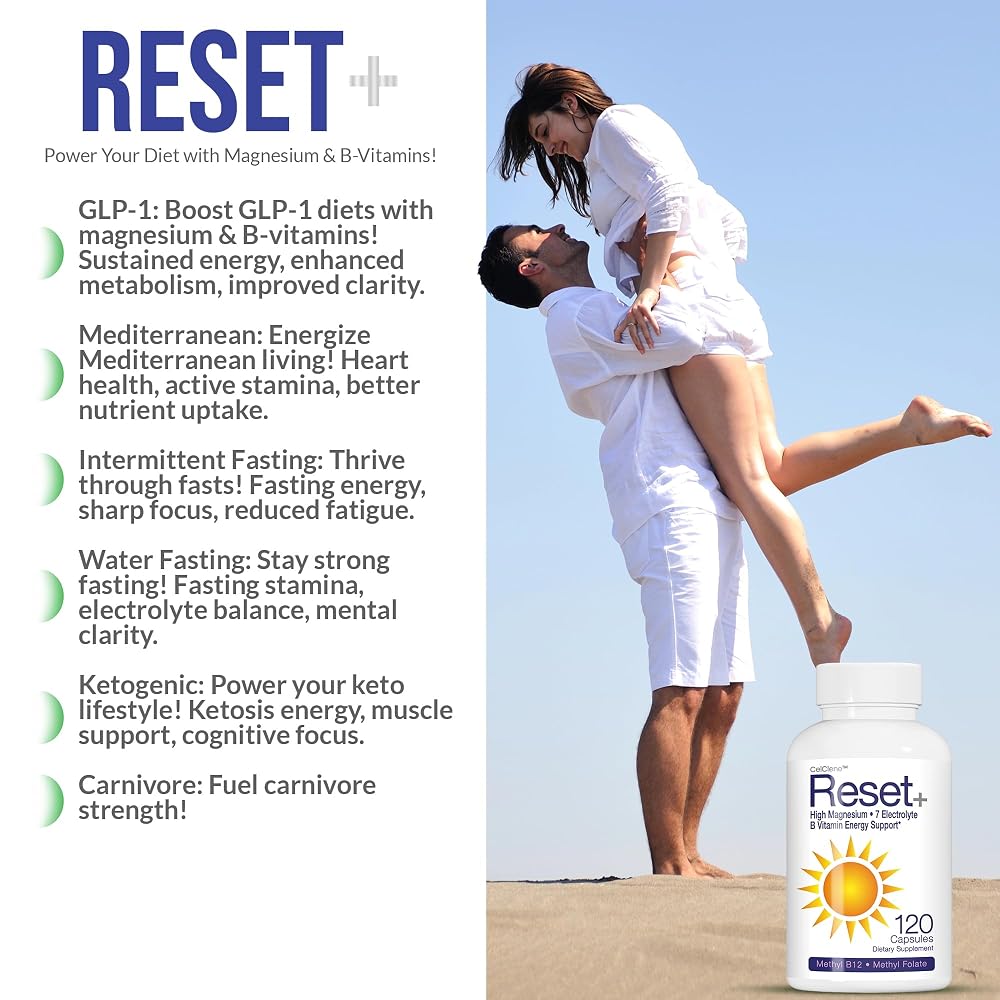 CELCLENE Reset+ Electrolyte & B Complex - 120 Capsules - image 3
