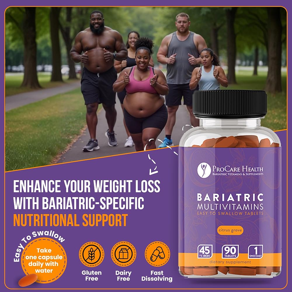 ProCare Health Bariatric Multivitamin with Iron 45mg (Easy to Swallow