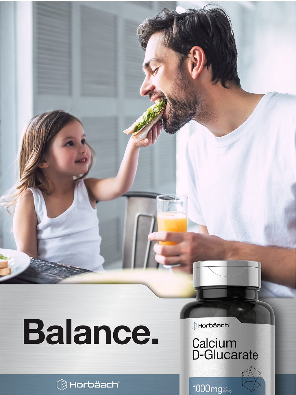 Horbäach Calcium D-Glucarate 1000mg - 120 Capsules - image 6