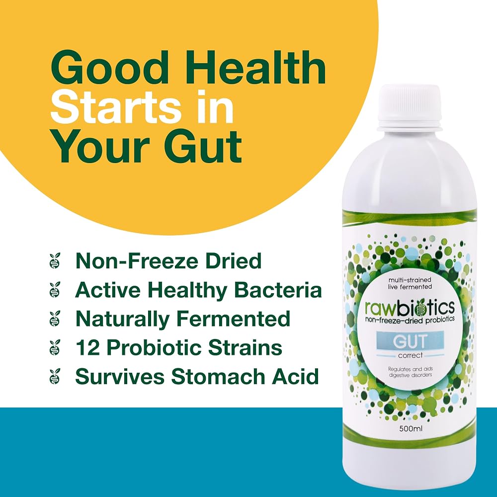 Rawbiotics Gut Correct Liquid Probiotic 12 Strains - 16.9 Fl Oz - image 5