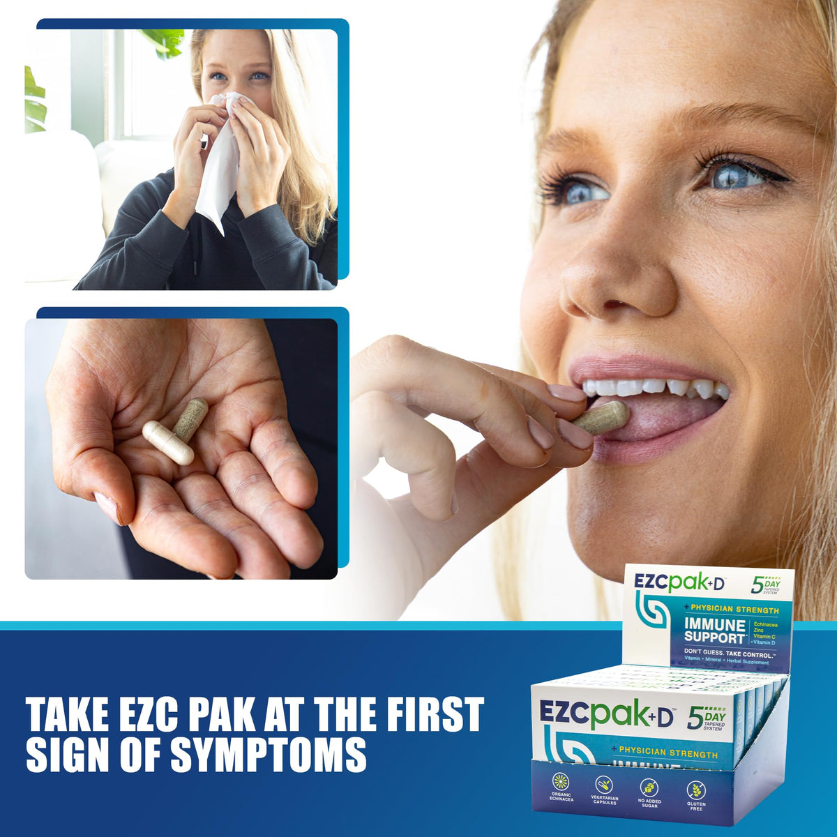 EZC Pak 5-Day Immune System Booster with Echinacea