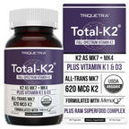 Triquetra Health Total K2 Vitamin K2 MK7 & MK4 - 60 Capsules