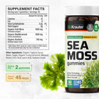 BIO KRAUTER Sea Moss Thyroid Support Gummies - 90 Count - image 3