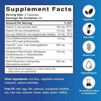 Patient One Immune Maintenance with Reishi & D3 - 120 Capsules - image 2