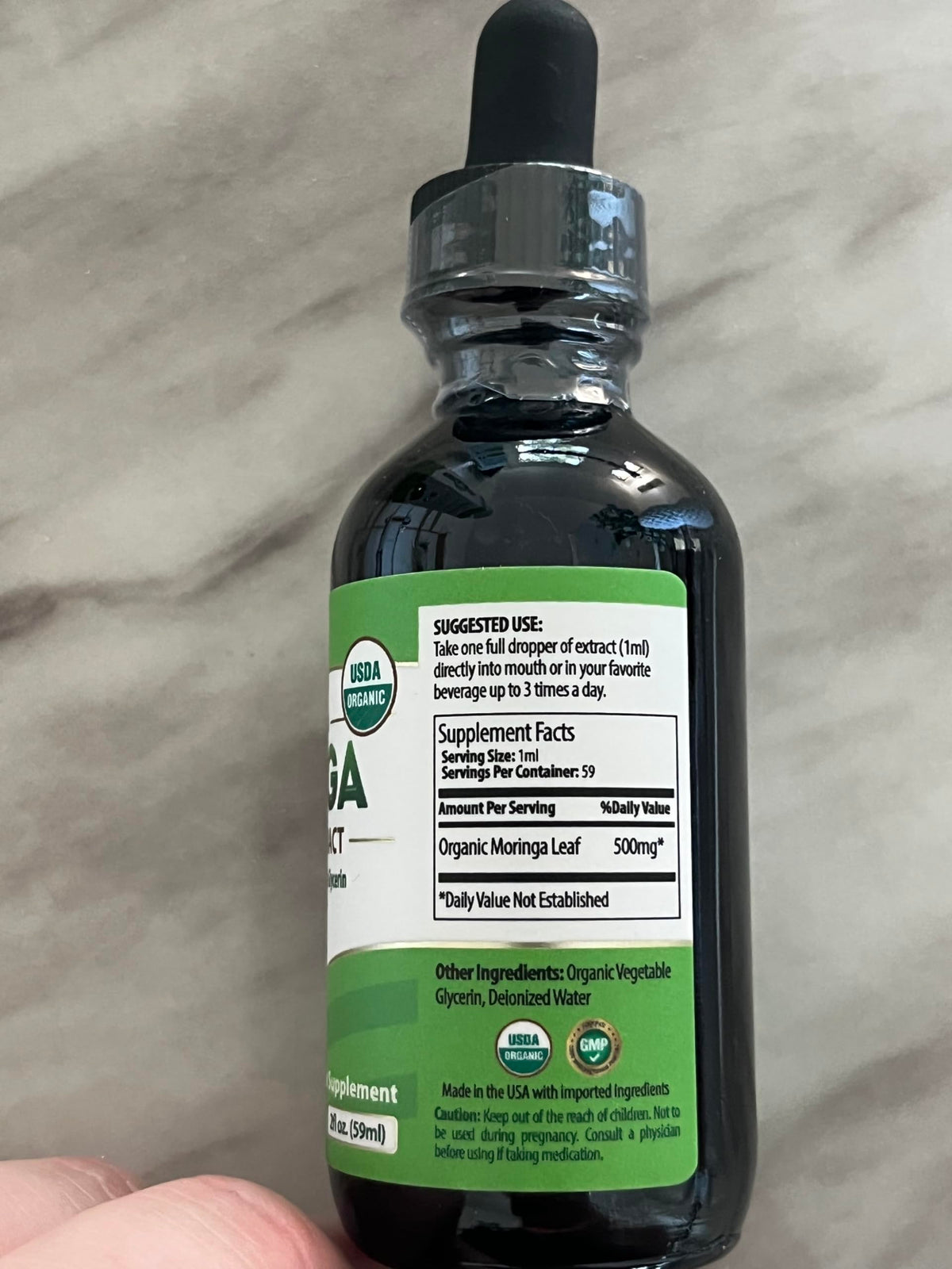 PURA VIDA MORINGA Leaf Extract Liquid Drops - 2 Fl Oz - image 12