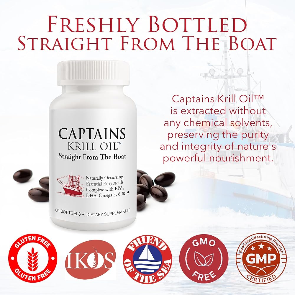 Captains Pure Antarctic Krill Oil 1000mg - image 7