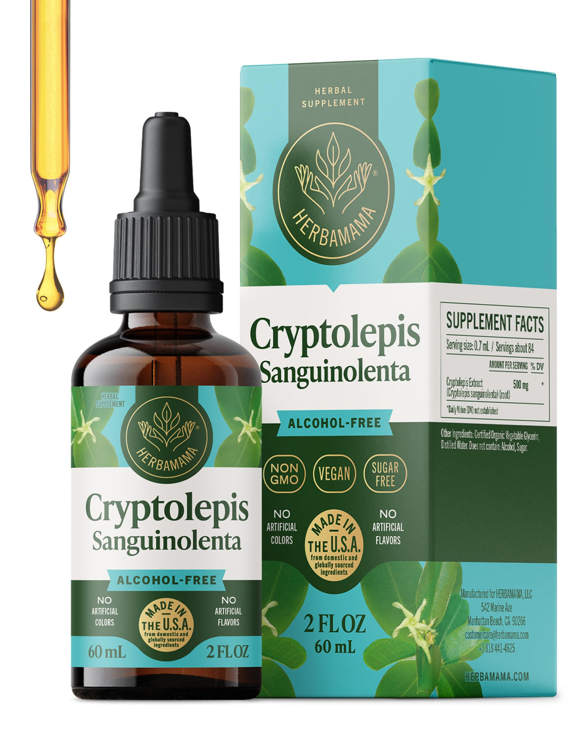 HERBAMAMA Cryptolepis Liquid Extract - Cryptolepis Tincture