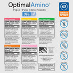 OptimalAmino OTG Stick Packs Complete Amino Acid Profile - 30 Count - image 2