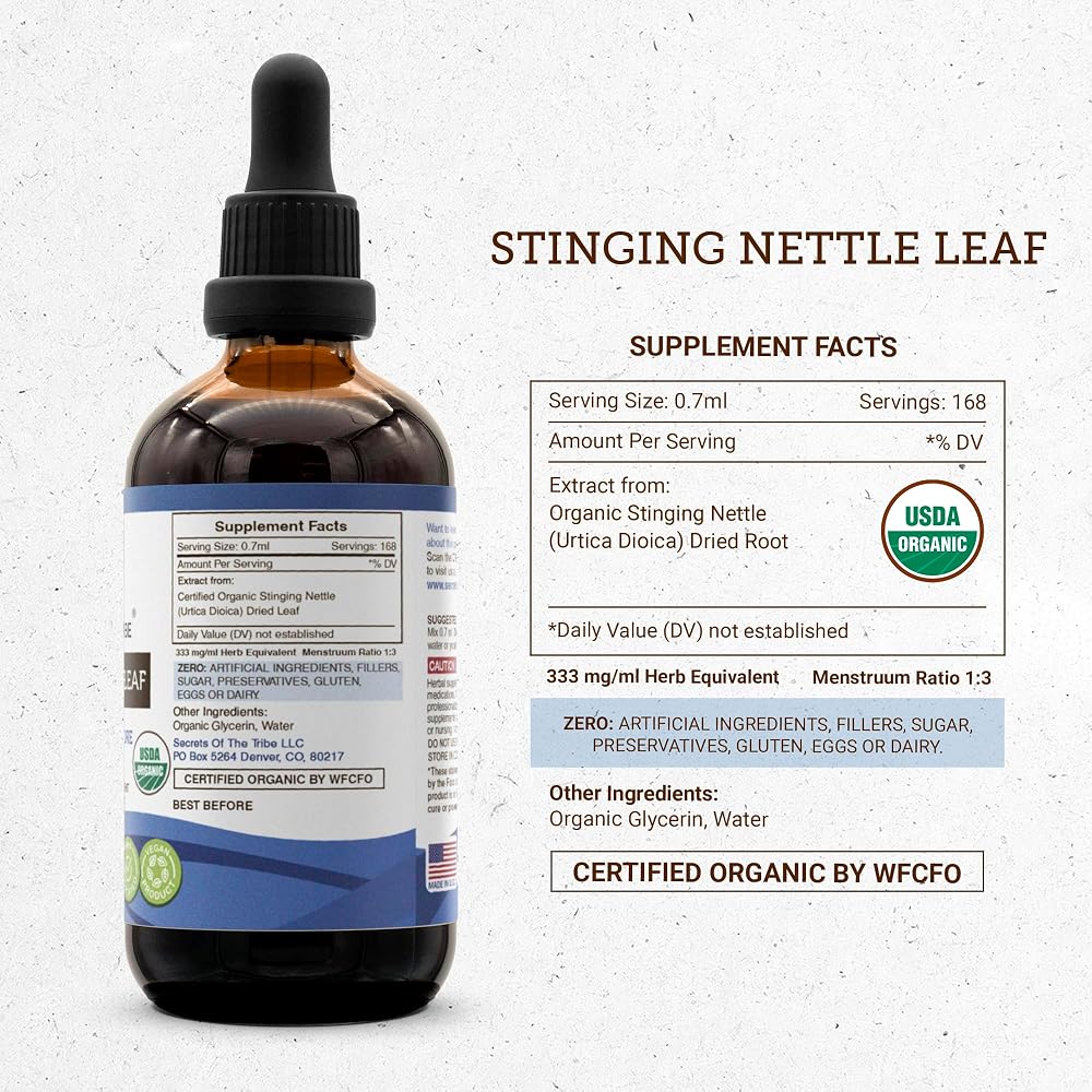 Secrets of the Tribe Stinging Nettle Leaf USDA Organic