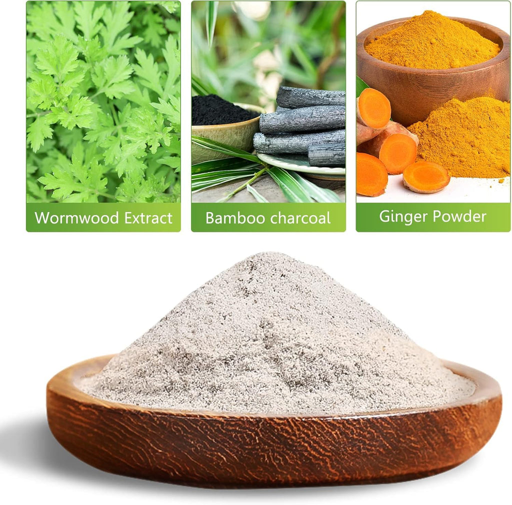 FIRE ROSE Pure Natural Bamboo Vinegar Ginger Powder Foot Pad