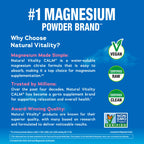 Natural Vitality Calm Magnesium Powder Cherry - 8 oz - image 4